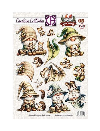 Stansvel Creatief art Cozy Gnomes 05