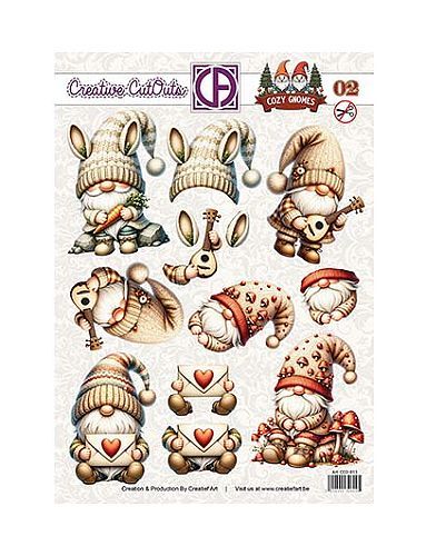 Stansvel Creatief art Cozy Gnomes 02
