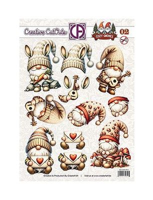 Stansvel Creatief art Cozy Gnomes 02