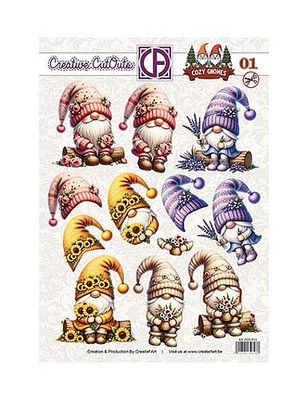 Stansvel Creatief art Cozy Gnomes 01