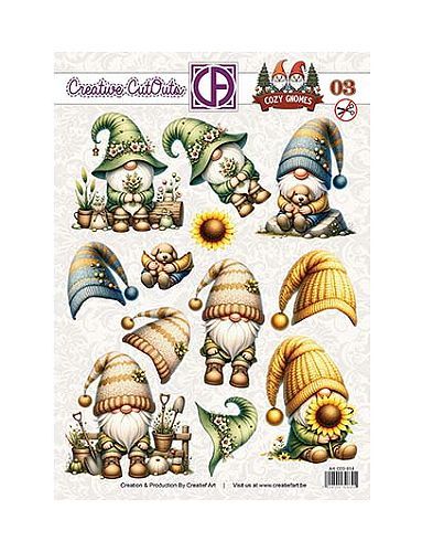 Stansvel Creatief art Cozy Gnomes 03