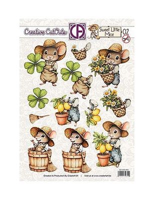Stansvel Creatief art Sweet little mice 02