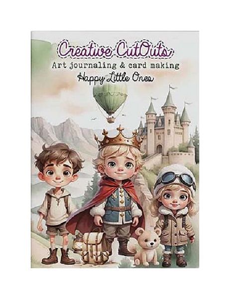 Creatief Art boek Creative CutOuts 1 Happy little ones