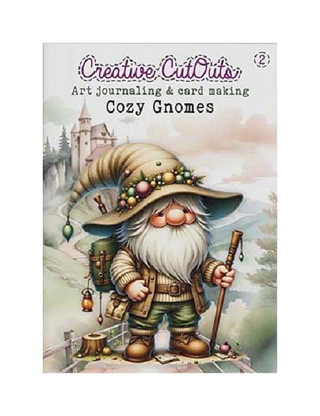 Creatief Art boek Creative CutOuts 2 Cozy gnomes