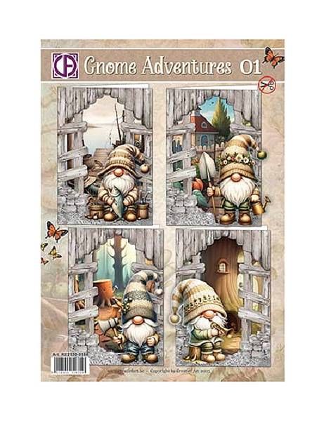 stansvellen set creatief art Gnomes Adventures 01