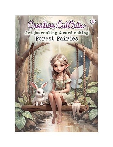 Creatief Art buch Creative CutOuts 4 Forest fairies