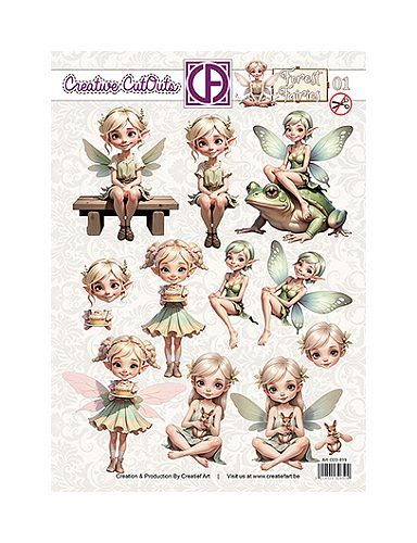 Stansvel Creatief art Forest fairies 01