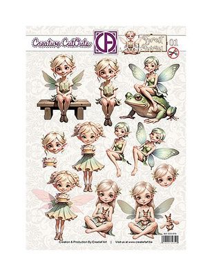 Stansvel Creatief art Forest fairies 01