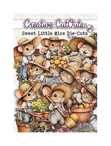 Die-cut set Creative CutOuts sweet little mice
