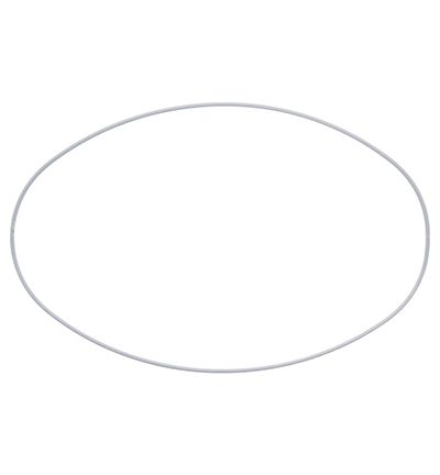 Metallring oval weiß 20x30cm