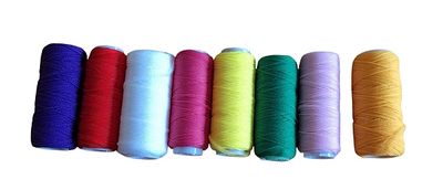 Nylon garen 8 kleuren set