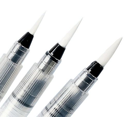 Water penselen set 3 stuks