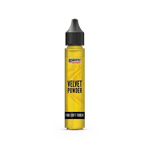 Velvet powder citrine yellow