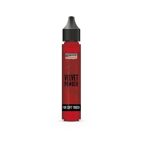 Velvet powder red