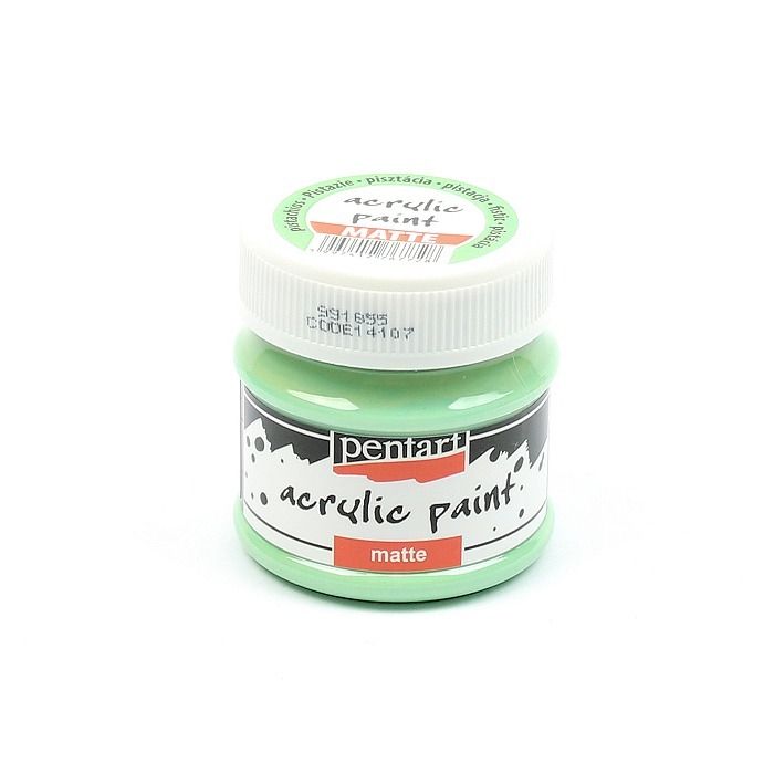 Pentart acrylic paint matte pistachios