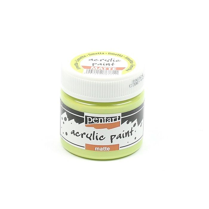Pentart acrylic paint matte limetta