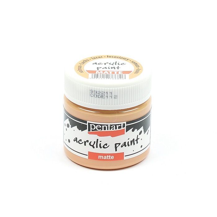 Pentart acrylic paint matte salmon