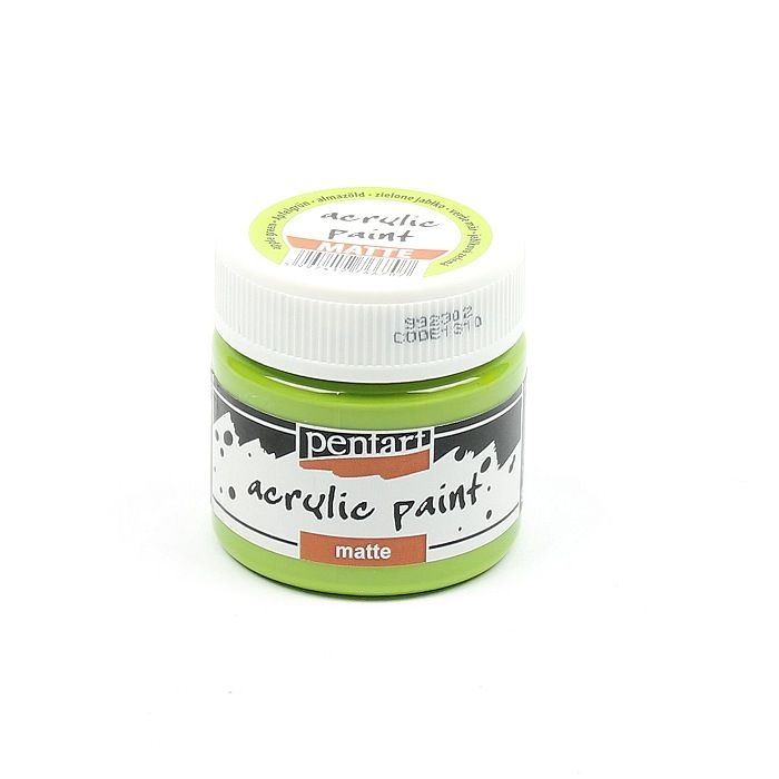 Pentart acrylic paint matte apple green
