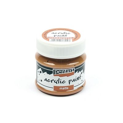 Pentart acrylic paint matte red-brown terracotta