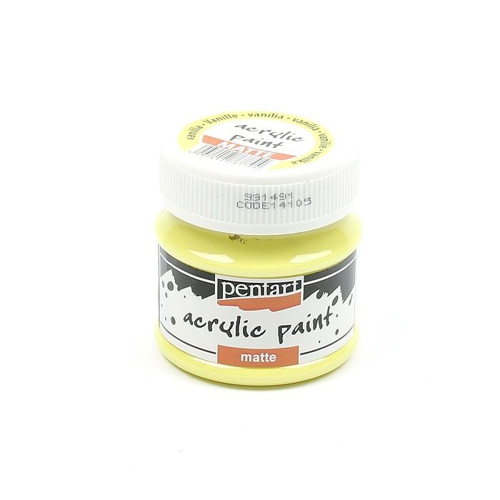 Pentart acrylic paint matte vanilla