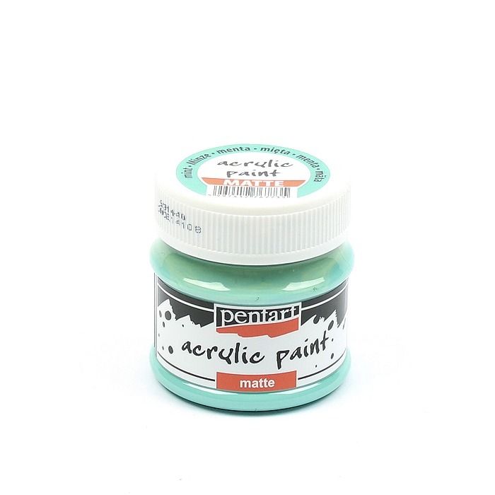 Pentart acrylic paint matte mint