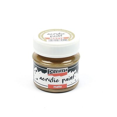 Pentart acrylic paint matte falcon brown