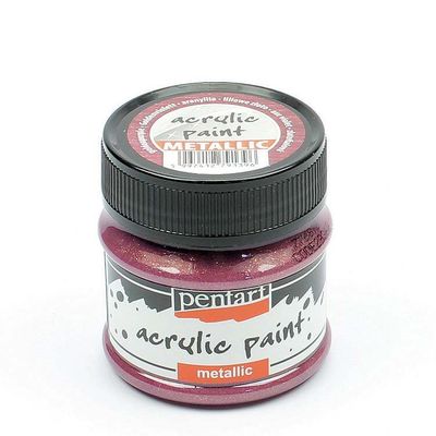 Pentart metallic acrylic paint Golden purple
