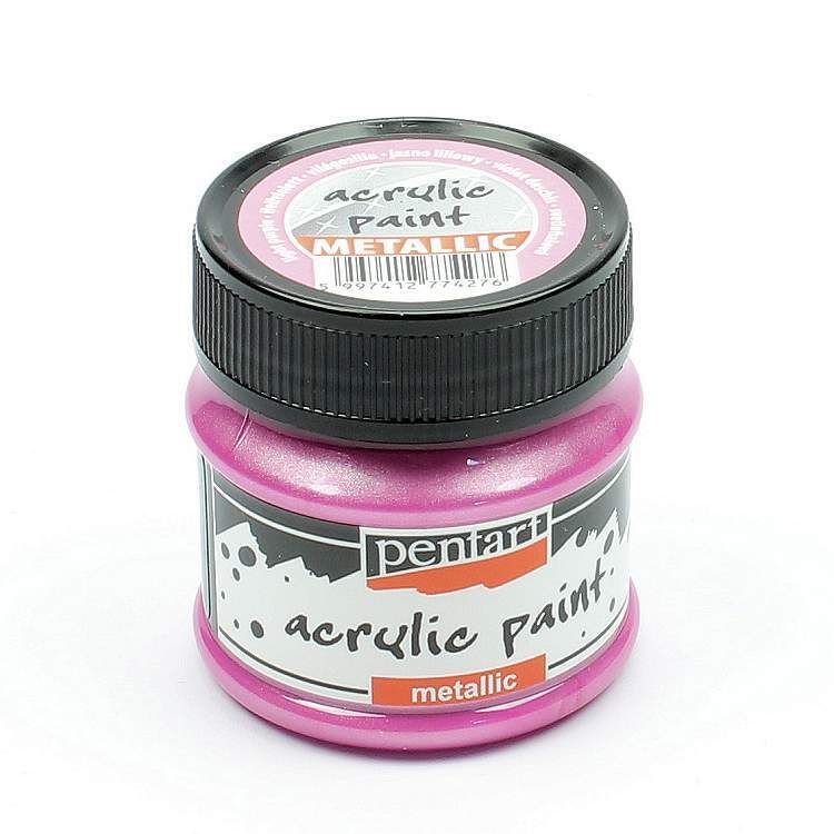 Pentart metallic acrylic paint Light purple