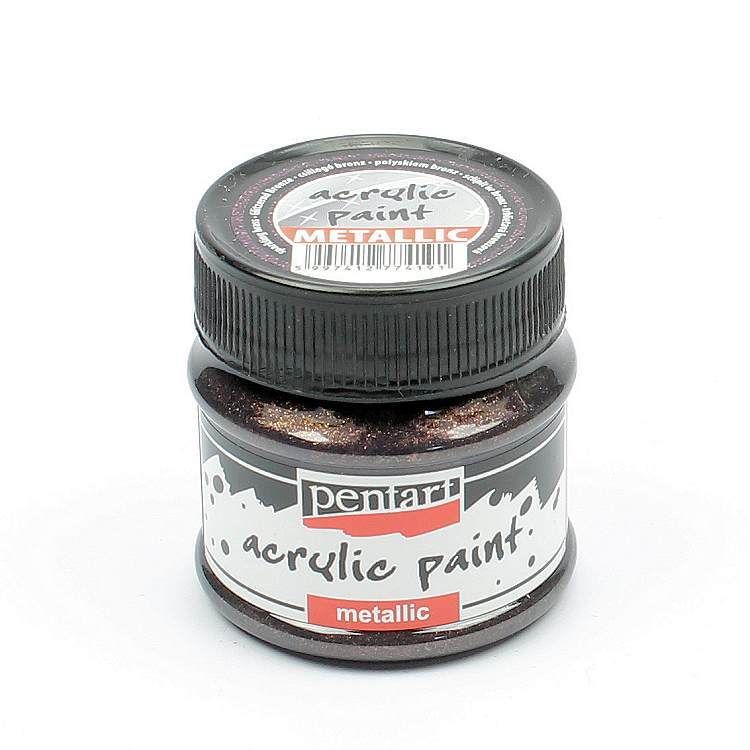 Pentart metallic acrylic paint Sparkling brass