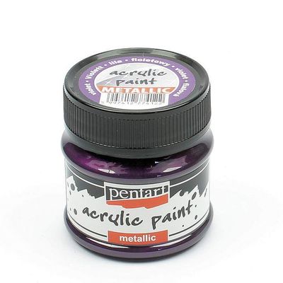 Pentart metallic acrylic paint Violet
