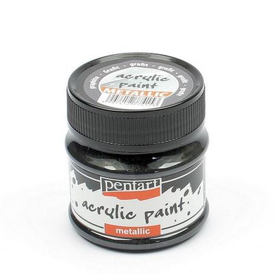 Pentart metallic acrylic paint Graphite