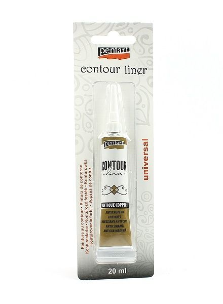 Contour liner pentart antique copper