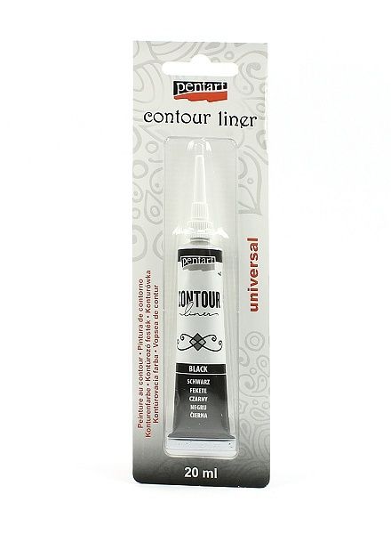 Contour liner pentart black