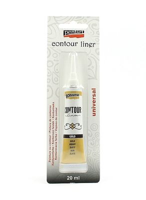 Contour liner pentart gold