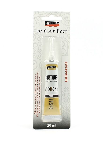 Contour liner pentart gold