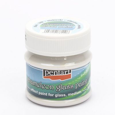 Chameleon parelmoer acryl glasverf blauw