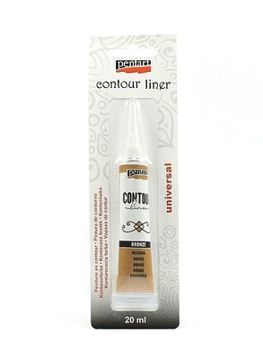 Contour liner pentart bronze