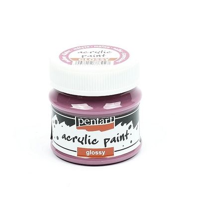 Pentart acrylic paint glossy mallow