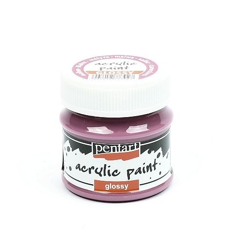 Pentart acrylic paint glossy mallow