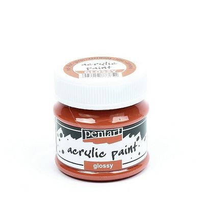 Pentart acrylic paint glossy red