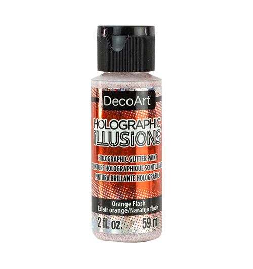 Holographic illusions Orange Flash