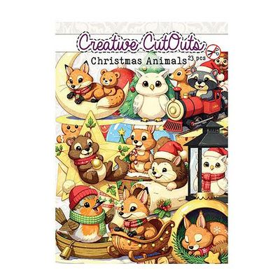 Die-cut set Creative CutOuts Christmas animals