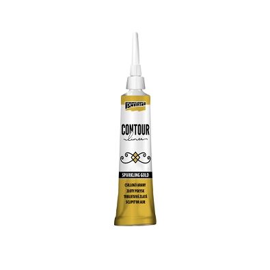 Contour liner pentart Glitter gold