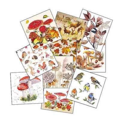 Set de serviettes automne 10 pcs
