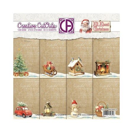 Creative cut outs paper All about christmas
