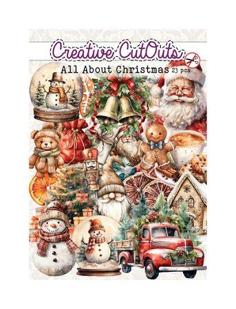 Die-cut set Creative CutOuts all about christmas