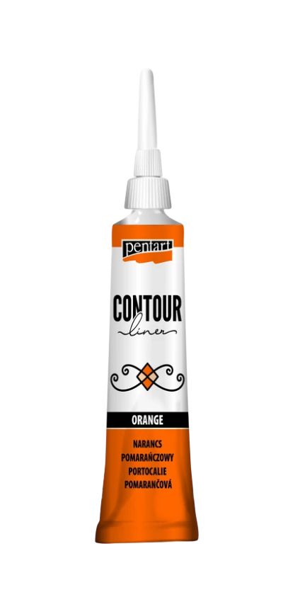 Contour liner pentart orange Contour liner pentart orange