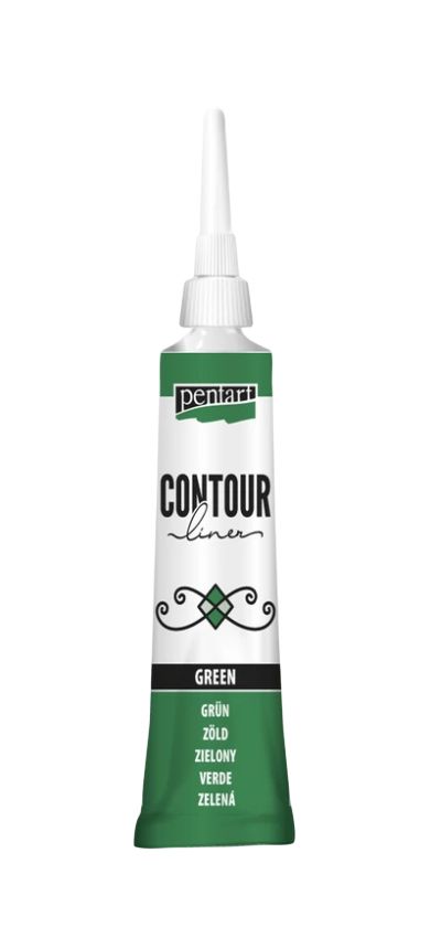 Contour liner pentart green Contour liner pentart green