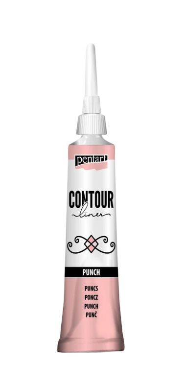 Contour liner pentart punch