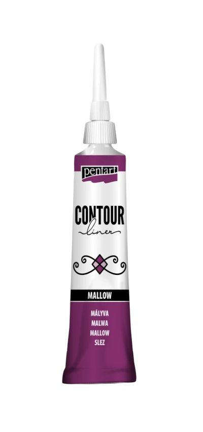 Contour liner pentart mallow Contour liner pentart mallow